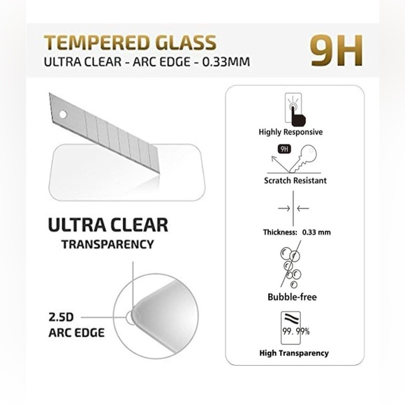 NEW'C [2Pack] Screen Protector for iPhone 11 & XR (6.1")Tempered Glass - Picture 8 of 12